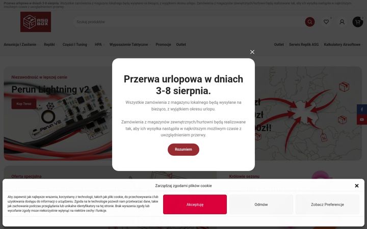 Skjámynd af asgbox.pl
