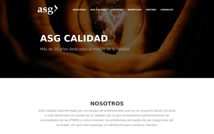 Ekrānuzņēmums no asgcalidad.com