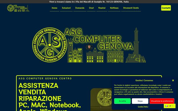 Screenshot of asgcomputer.net