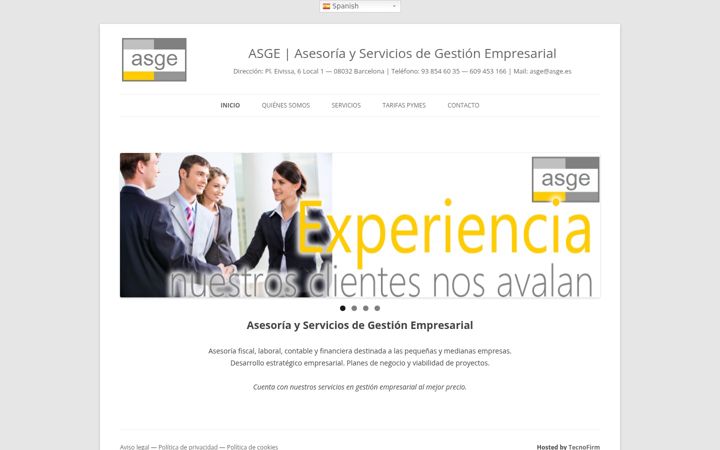 Screenshot of asge.es