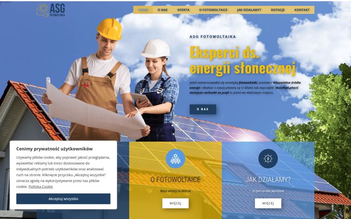 Screenshot of asgfotowoltaika.pl