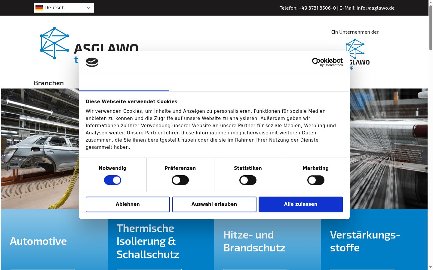 Zrzut ekranu banera zgody wyświetlanego przed jakąkolwiek interakcją