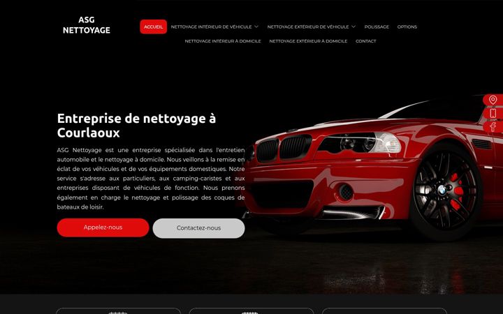Screenshot of asgnettoyage.fr