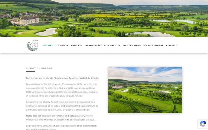 Screenshot of asgolfchailly.com