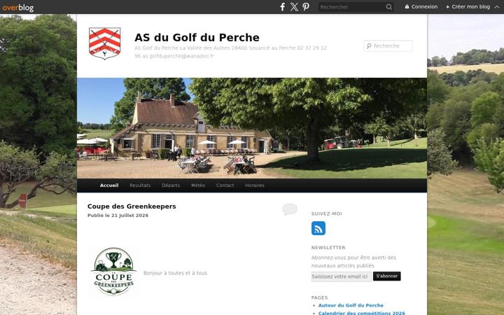 Screenshot of asgolfduperche.com