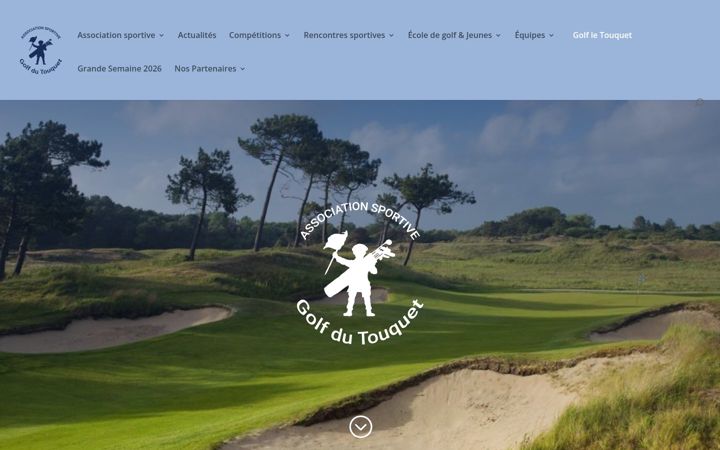 Screenshot of asgolftouquet.fr