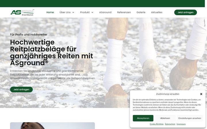 Screenshot of asground.de
