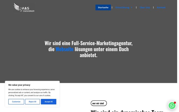 Screenshot του asgroupofservices.de