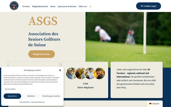 Screenshot του asgs.ch