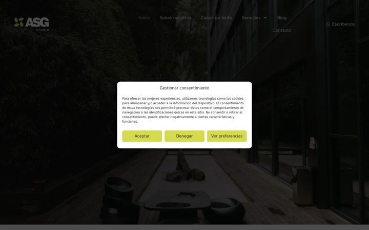 Screenshot of asgstudio.net