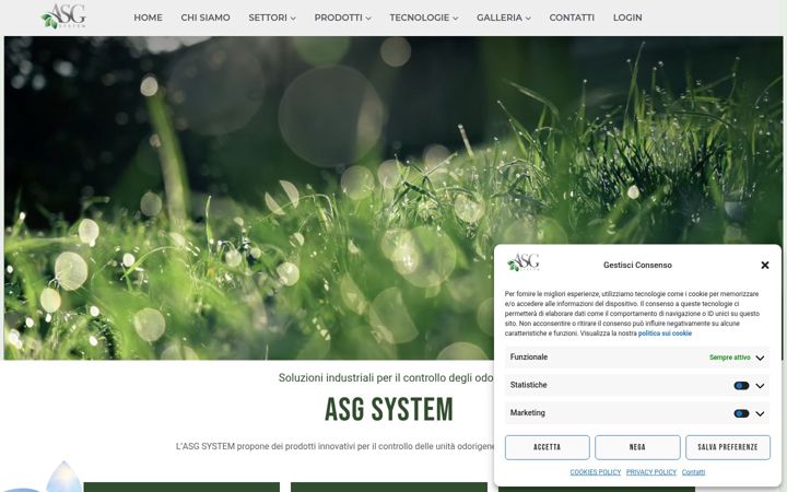 Screenshot του asgsystem.it