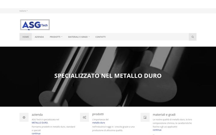 Screenshot of asgtechsrl.it