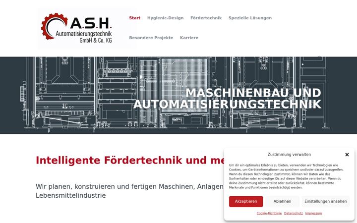 Screenshot of ash-automation.de