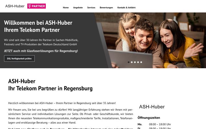 Screenshot of ash-huber.de