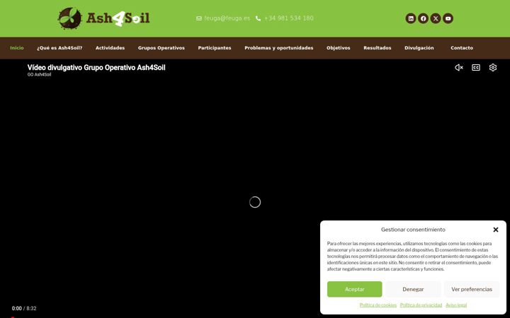 Screenshot of ash4soil.es