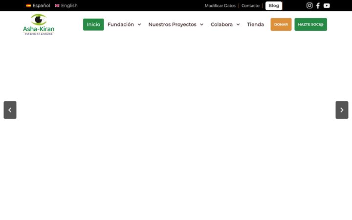 Screenshot of asha-kiran.org