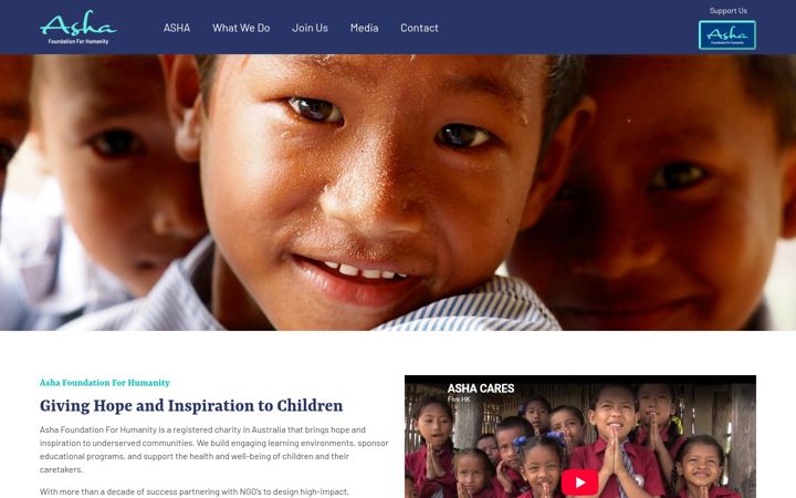 Ekrānuzņēmums no ashacares.org