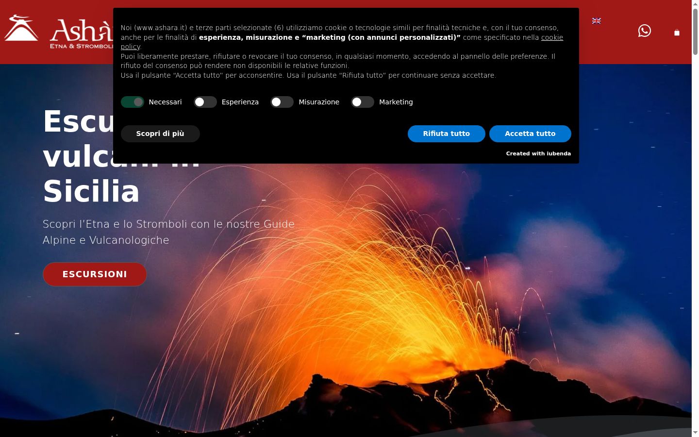 Capture d'écran de la bannière de consentement affichée avant toute interaction