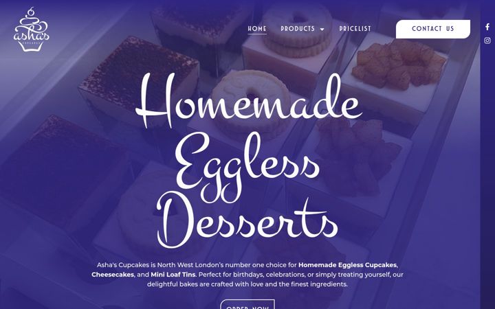 Zrzut ekranu ashascupcakes.com