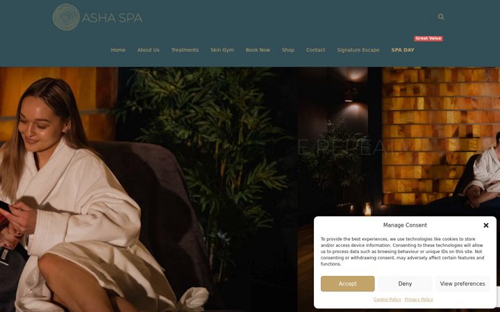 Screenshot ta' ashaspa.ie