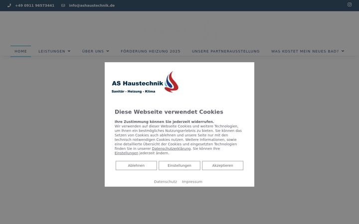 Screenshot of ashaustechnik.de