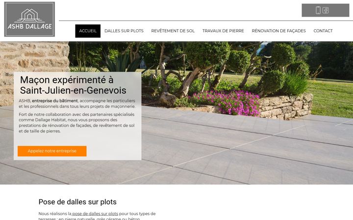 Screenshot of ashb-dallage.fr