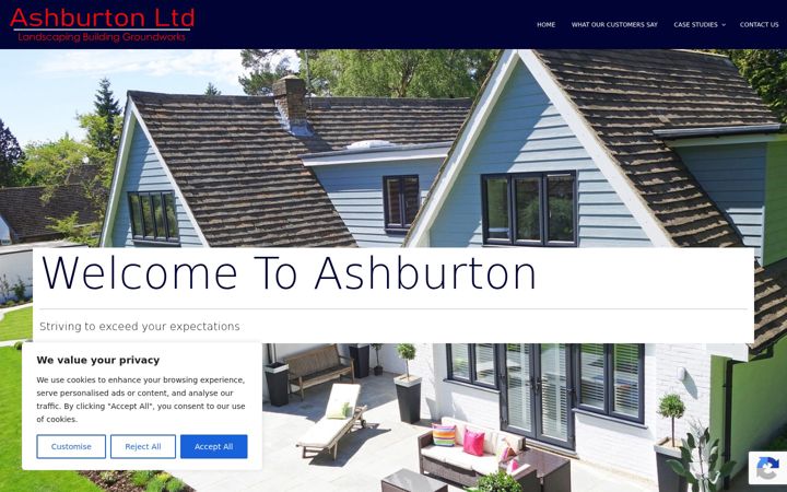 Screenshot of ashburtonltd.co.uk