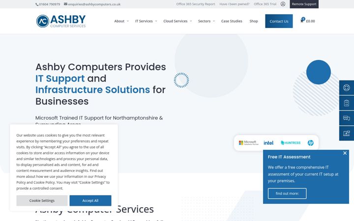 Screenshot of ashbycomputers.co.uk