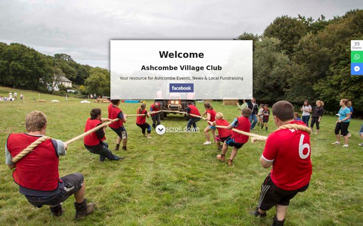 Екранна снимка на ashcombe-villageclub.co.uk