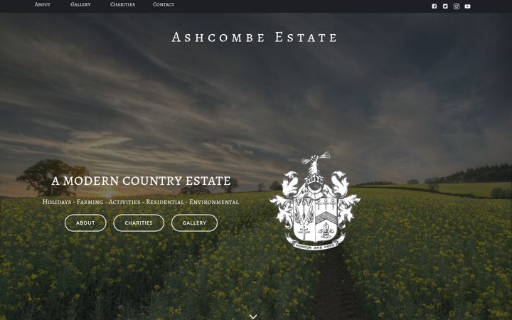 Screenshot of ashcombe.co.uk
