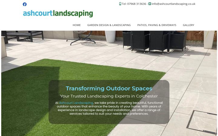 Screenshot of ashcourt-landscaping.co.uk
