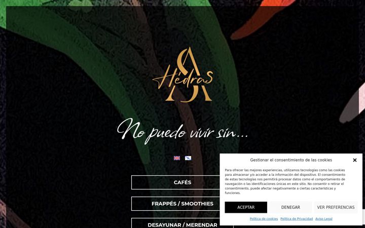 Ekraanipilt saidist ashedras.com