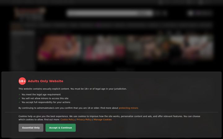 Skärmbild av ashemaletube2.com