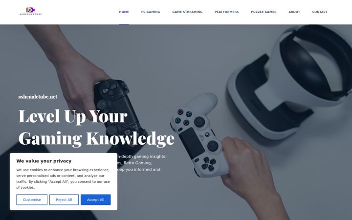 Screenshot of ashenaletube.net