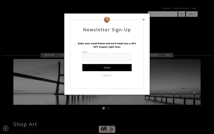 Screenshot of ashesar.com