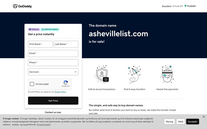 Skærmbillede af ashevillelist.com