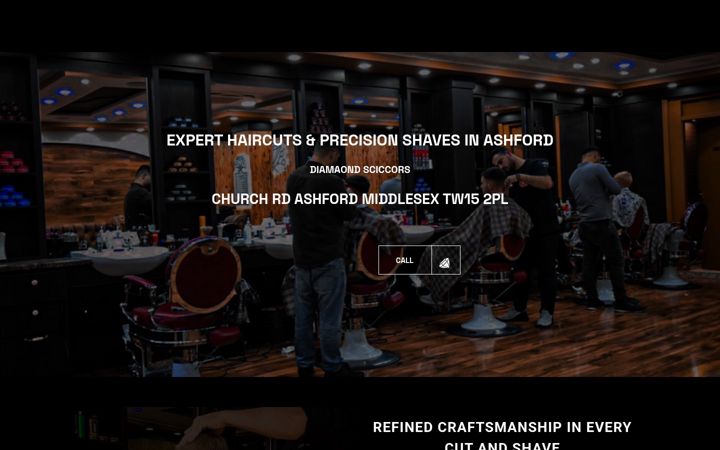 Screenshot of ashfordbarbers.com
