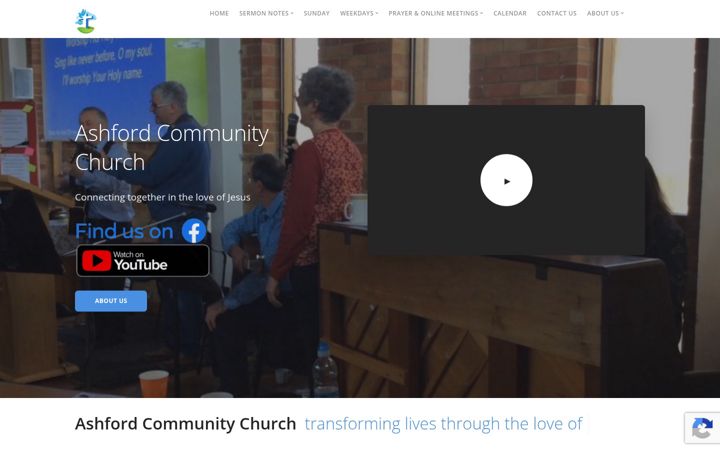 Screenshot of ashfordcommunitychurch.com