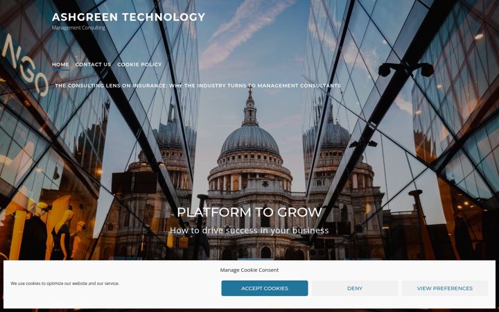Screenshot του ashgreentechnology.co.uk