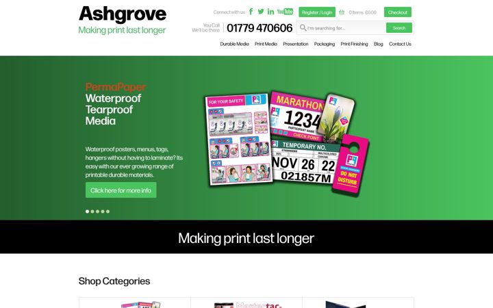 Screenshot of ashgrovetrading.com