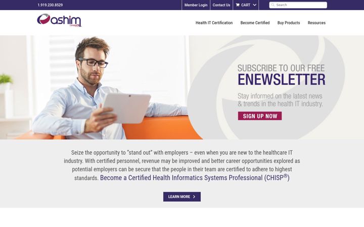 Screenshot of ashim.com