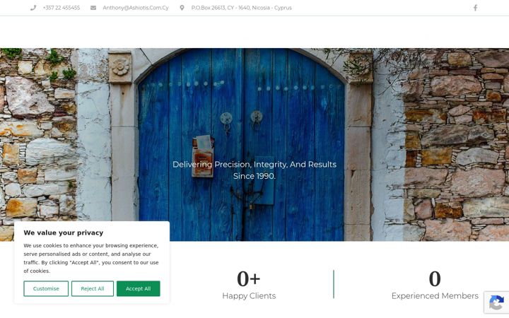 Screenshot of ashiotis.com.cy