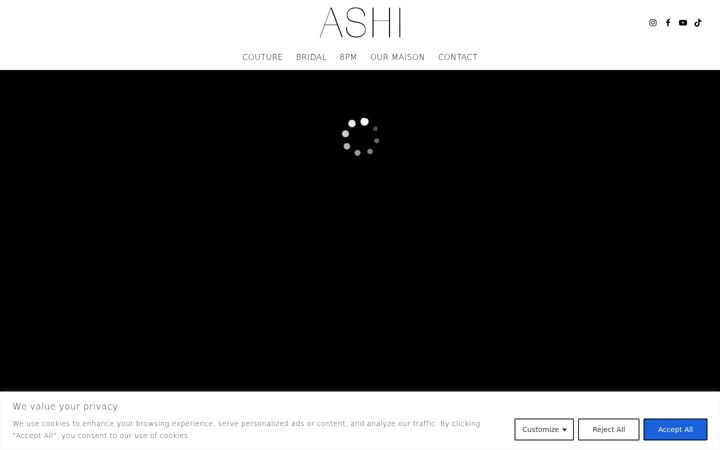 Screenshot of ashistudio.com