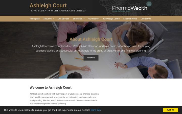 Screenshot of ashleighcourt.com