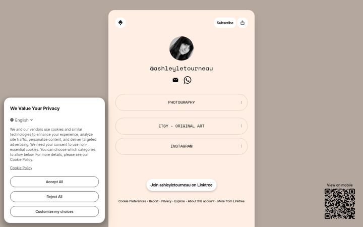Screenshot of ashley-letourneau.com