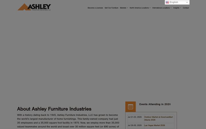 Screenshot stránky ashley.biz