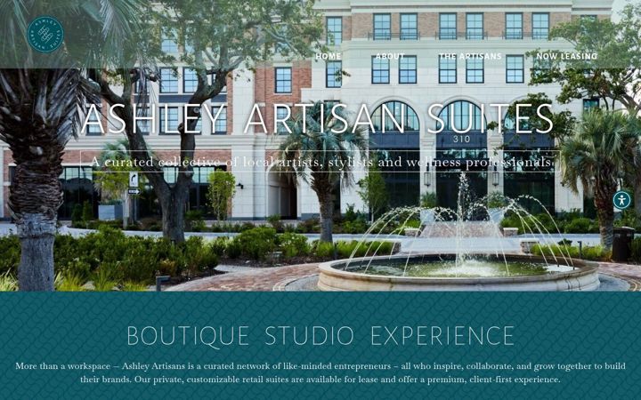 Screenshot of ashleyartisans.com