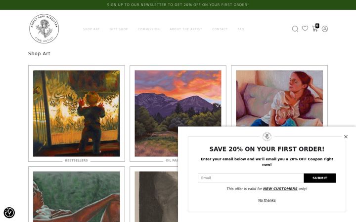 Screenshot of ashleydahlalbritton.com
