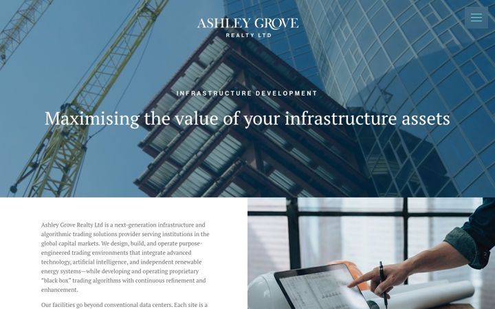 Screenshot of ashleygroverealty.co.uk