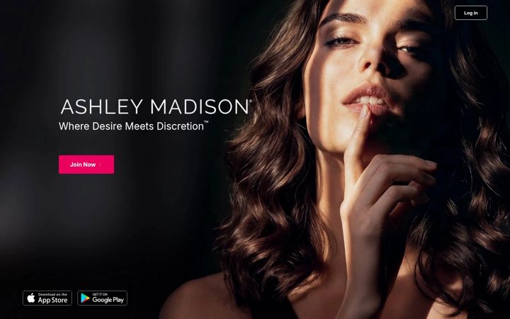 Екранна снимка на ashleymadison.net